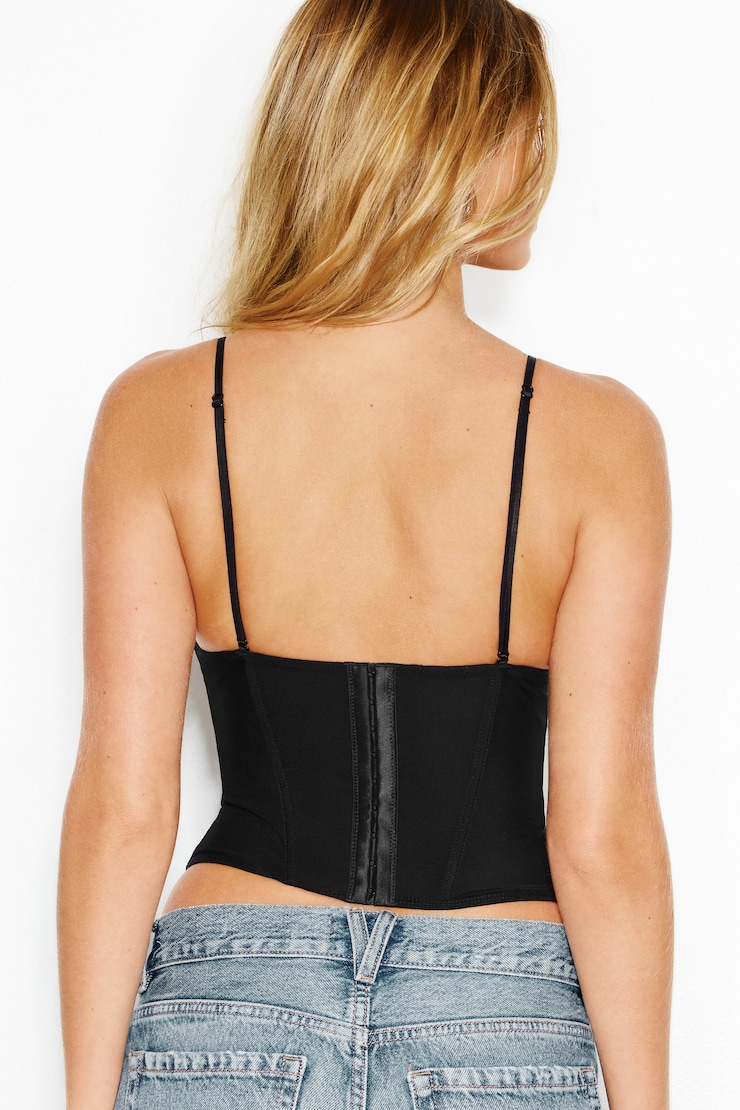 Adela Lace Trim Cami Corset
