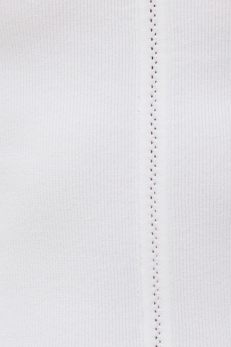Halter Sweater Tank Top Bright White large