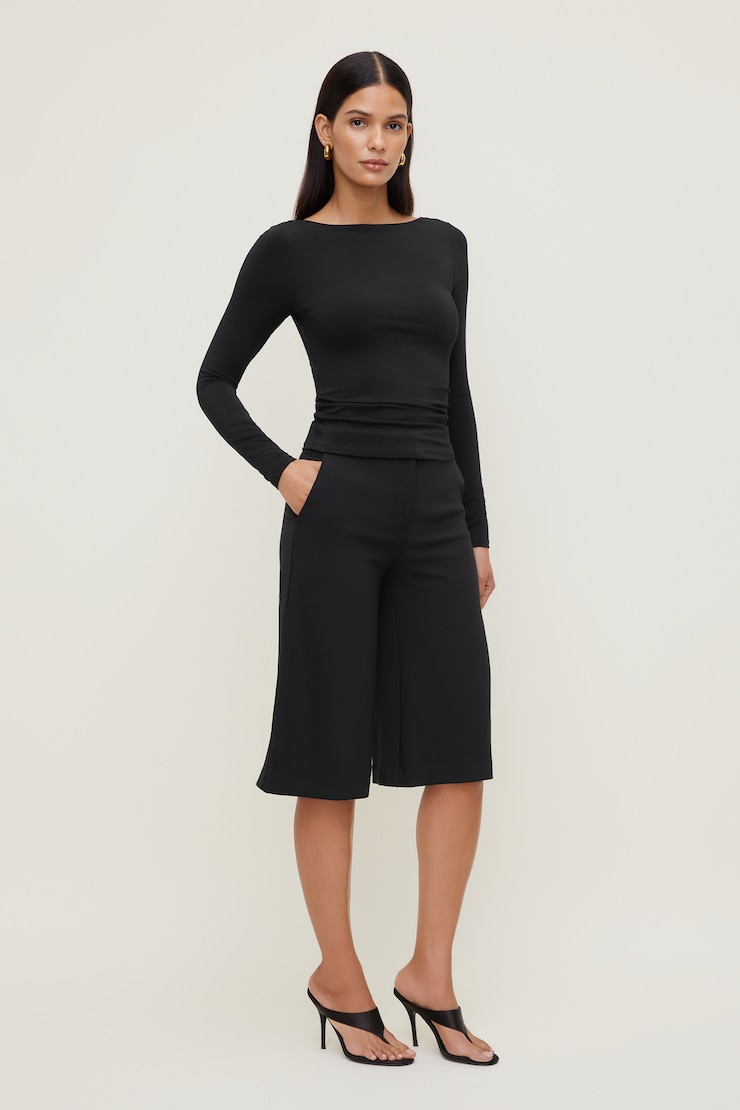 Nola Sculpt Long Sleeve Top