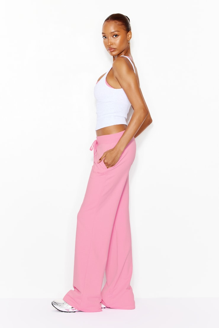 Snatch Booty StretchTerry™ Pants, Pop It Pink, large