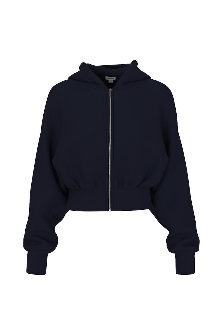 UltraFleece Cotton Zip Hoodie, NAUGHTY NAVY, large