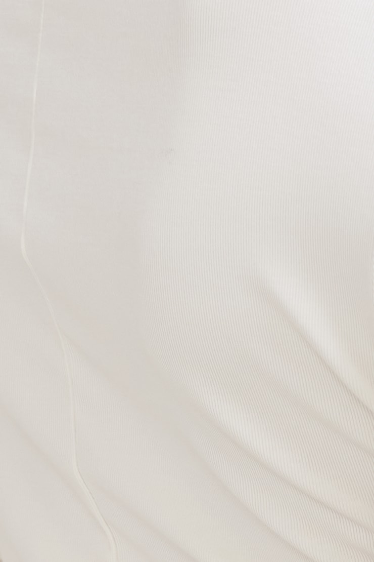 Mock Neck Long Sleeve Top Sea Salt Off White large