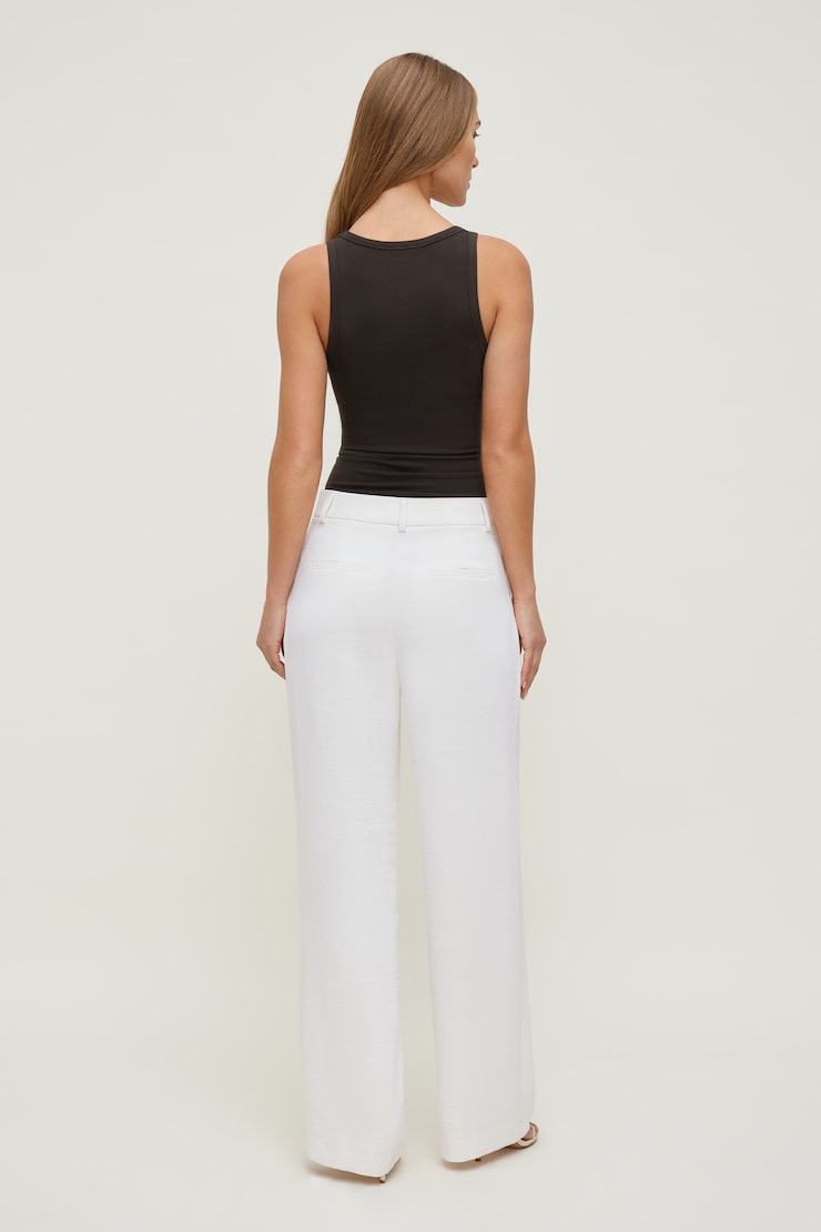 Ellie Ribbed Tank Top Chocolate Torte Brown large