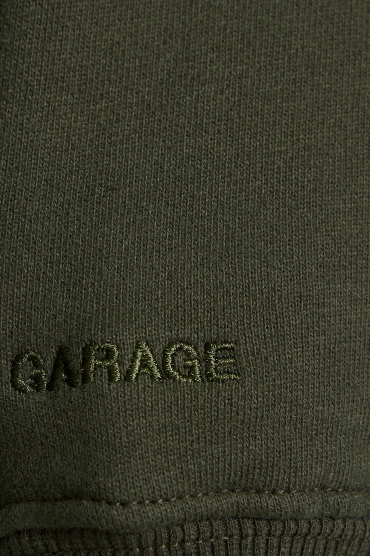 SoftTerry Oversized Zip-Up Hoodie, Martini Green, large