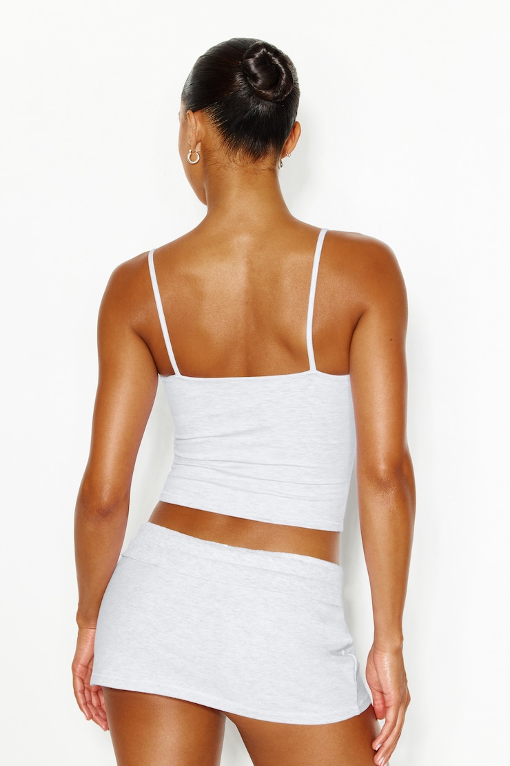StretchTerry™ Scoop Cami Top, Spring Grey Mix, large