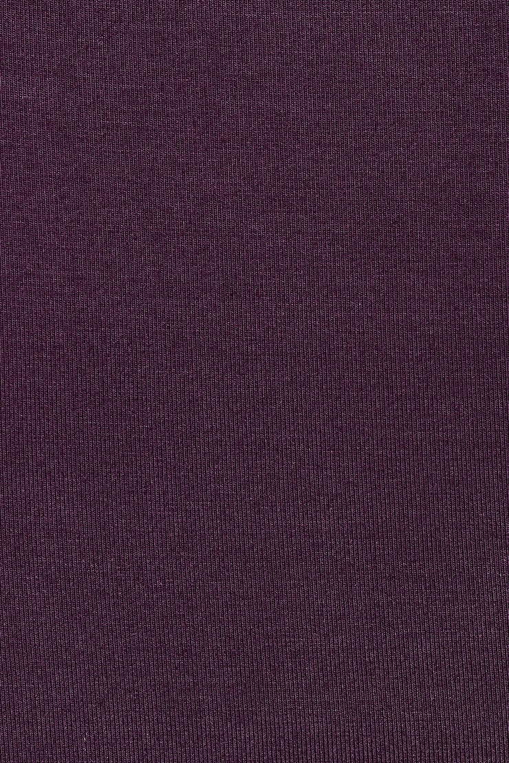 Smooth Long Sleeve Wrap Top, Wild Berry Maroon, large