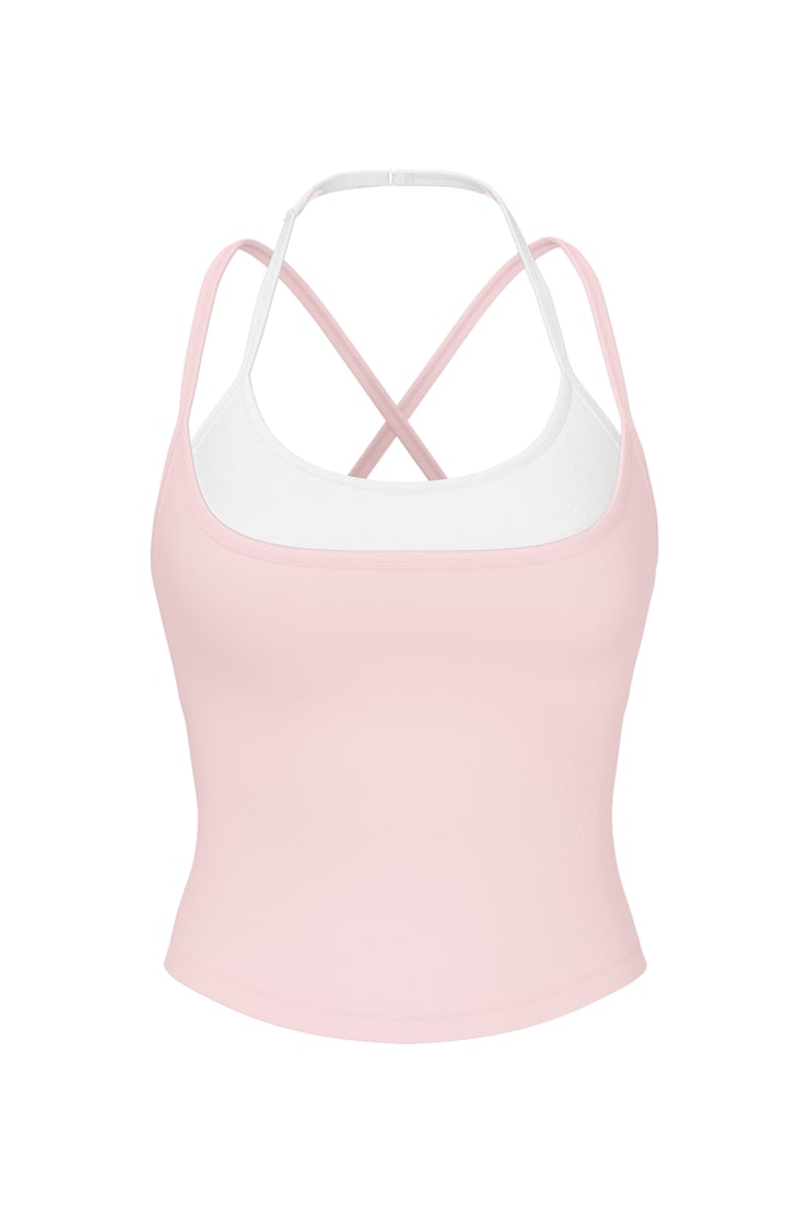 Active Layered Tank Top Pink | Garage