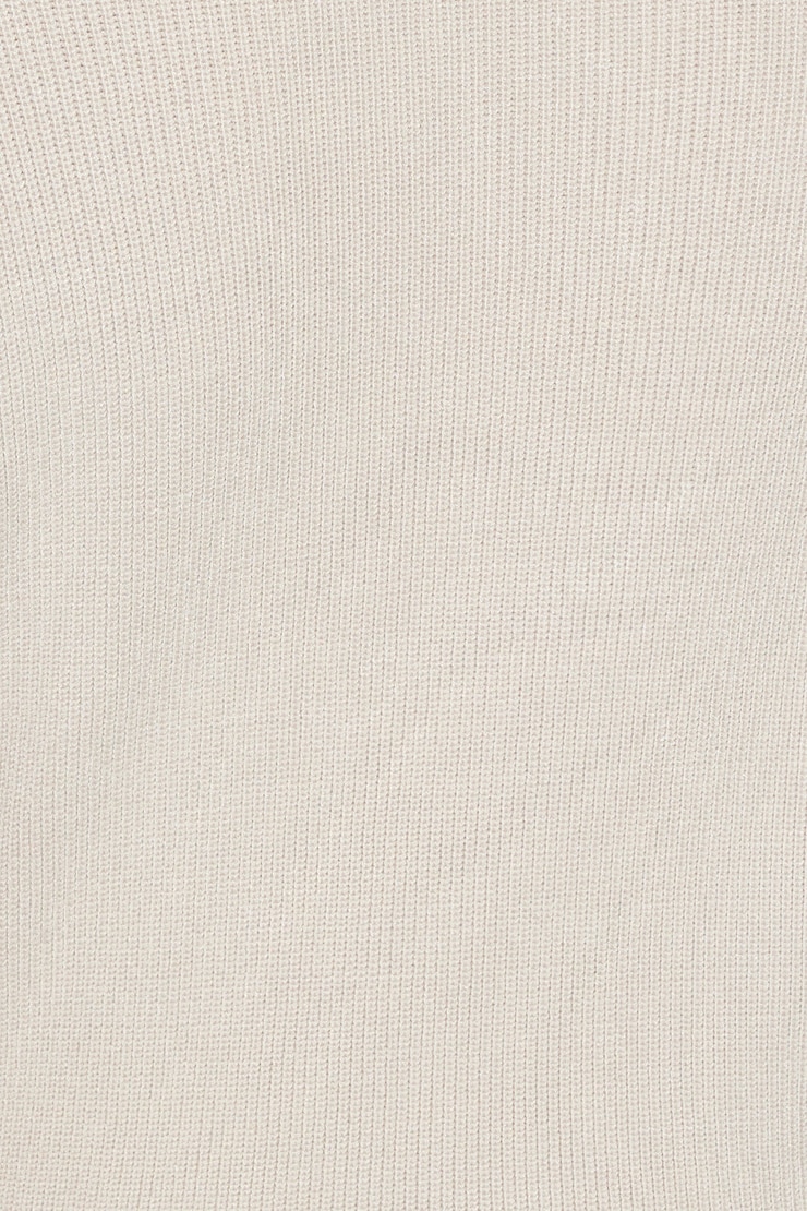 Front-Over Cross Sweater Polished Pearl | Garage