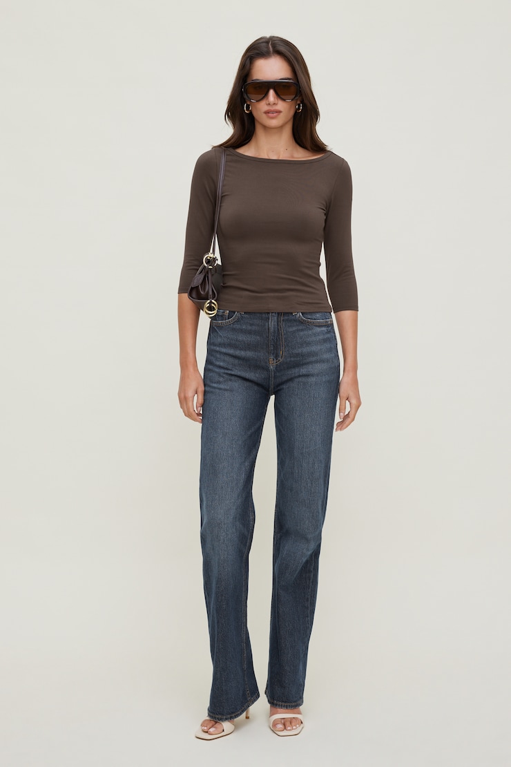 Reese Ultra High Rise Straight Leg Jeans