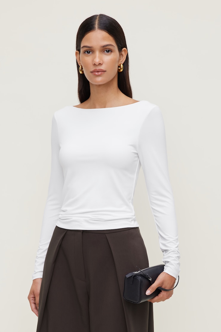 Nola Sculpt Long Sleeve Top