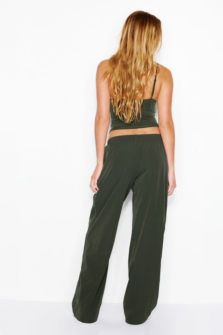 Studio Track Pants, Olive Obsession/Green, large