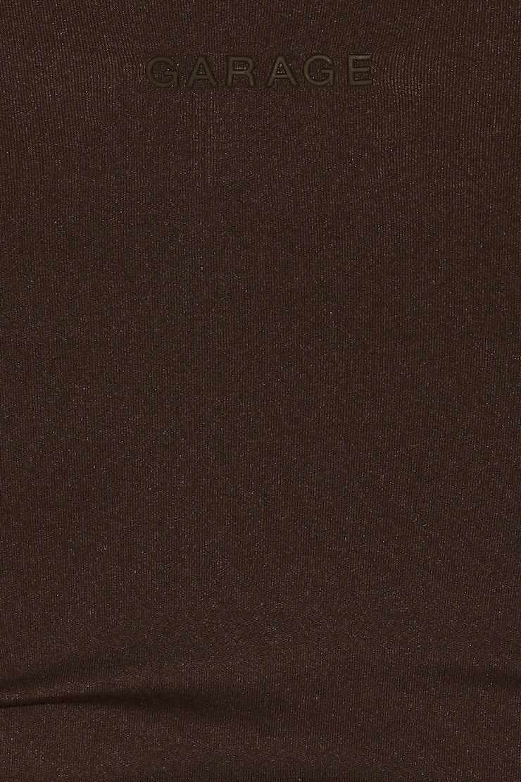 Active Plunge Cami Top, Armadillo Brown, large