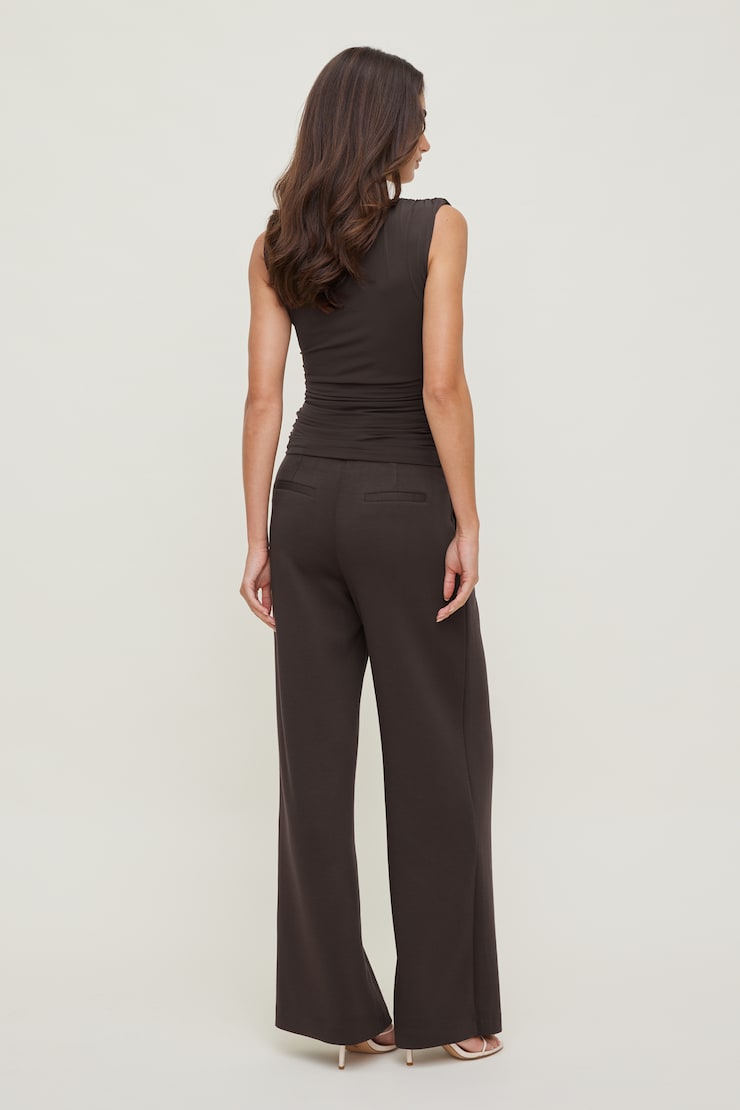 Alex Anywear Wide Leg Pants Java Brown large