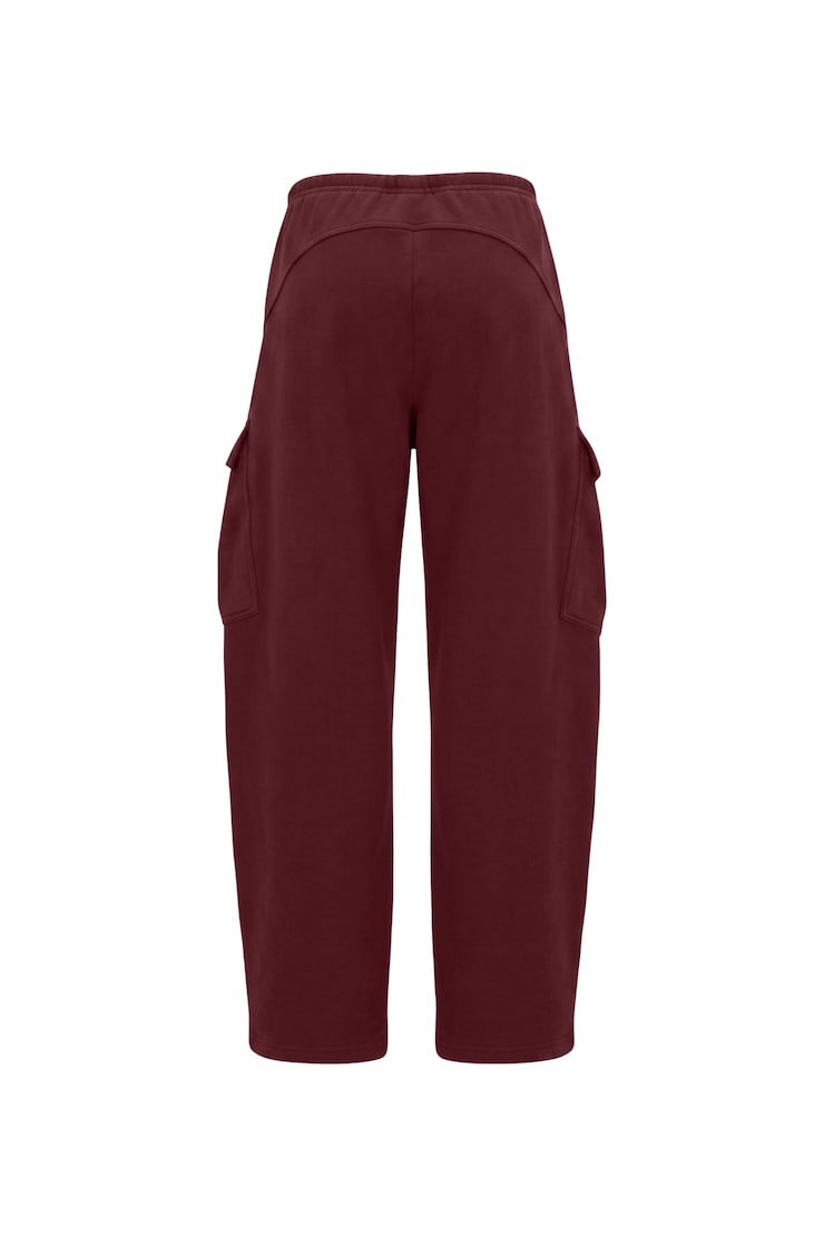 SoftTerry Barrel Cargo Pants, BURGUNDY BITE, large