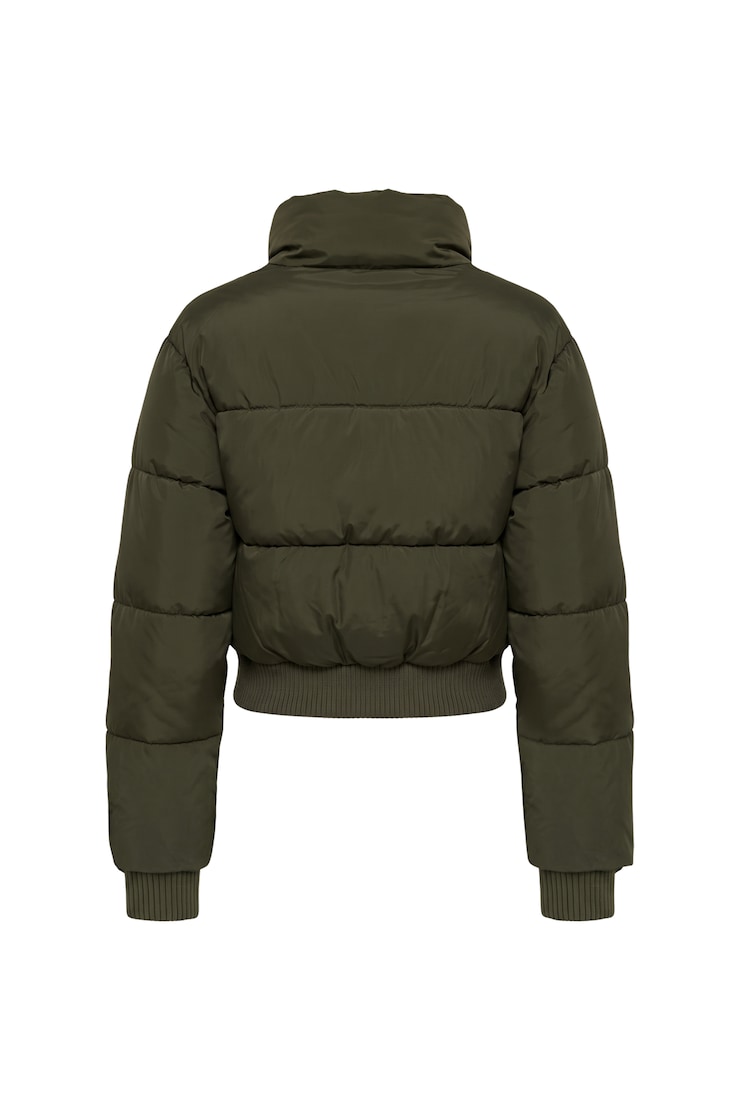 Everyday Puff Jacket, Dark Khaki, large