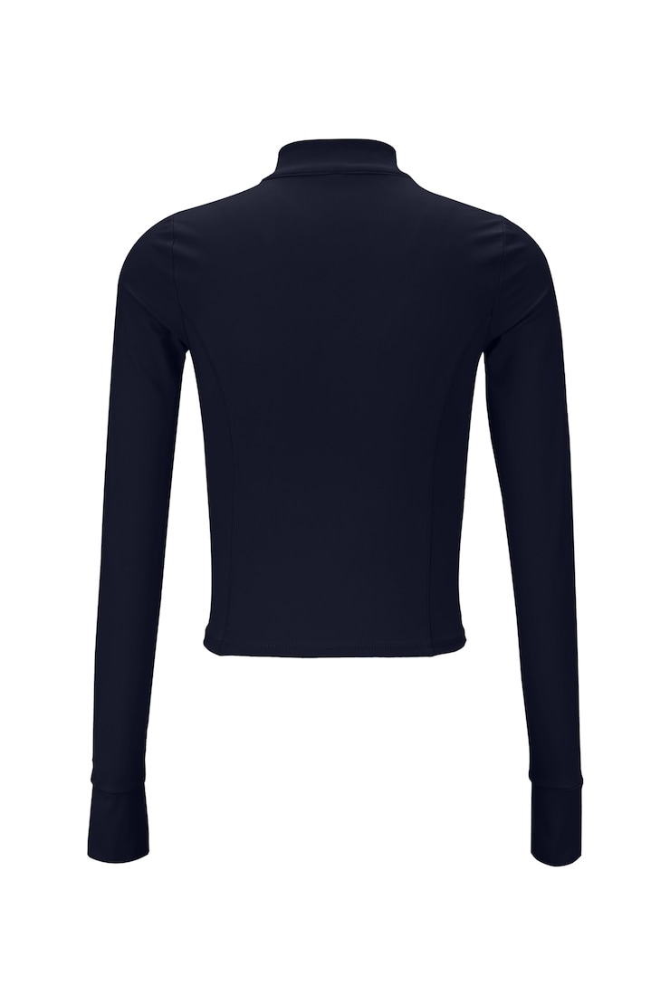 Active Zip Up Jacket, Naughty Navy Blue, large