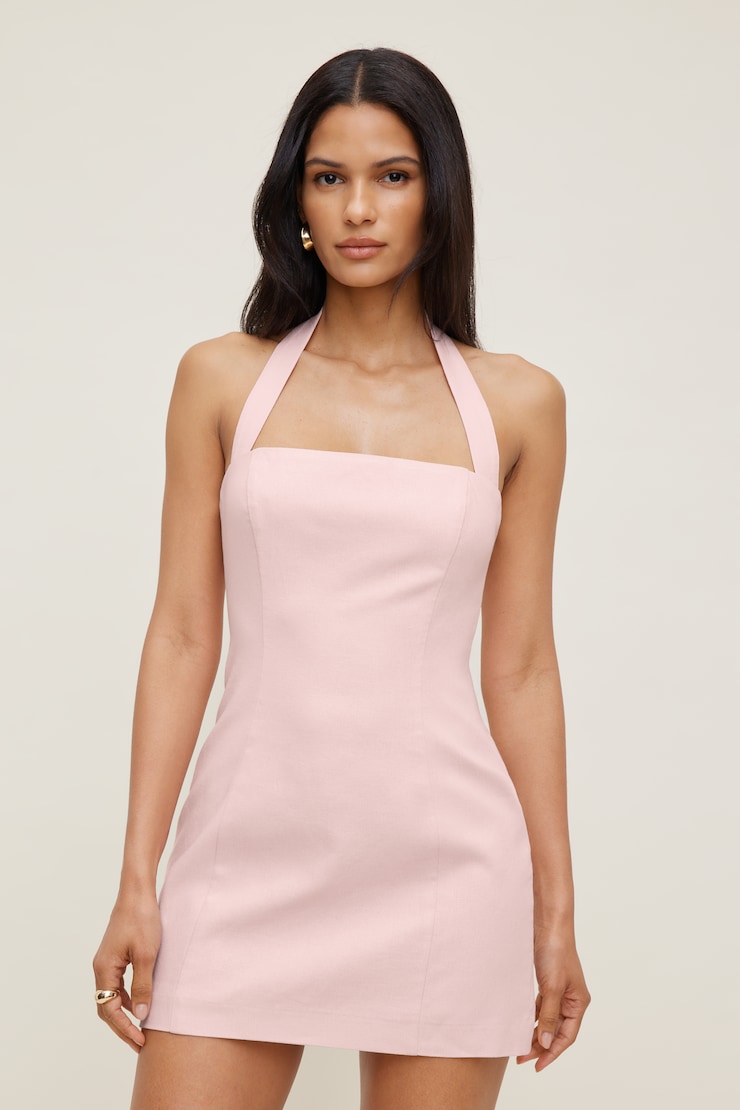 Alaya Linen Mini Dress