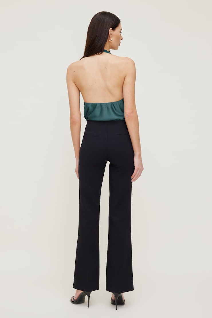 Camila Satin Blouse Atlantic Green large