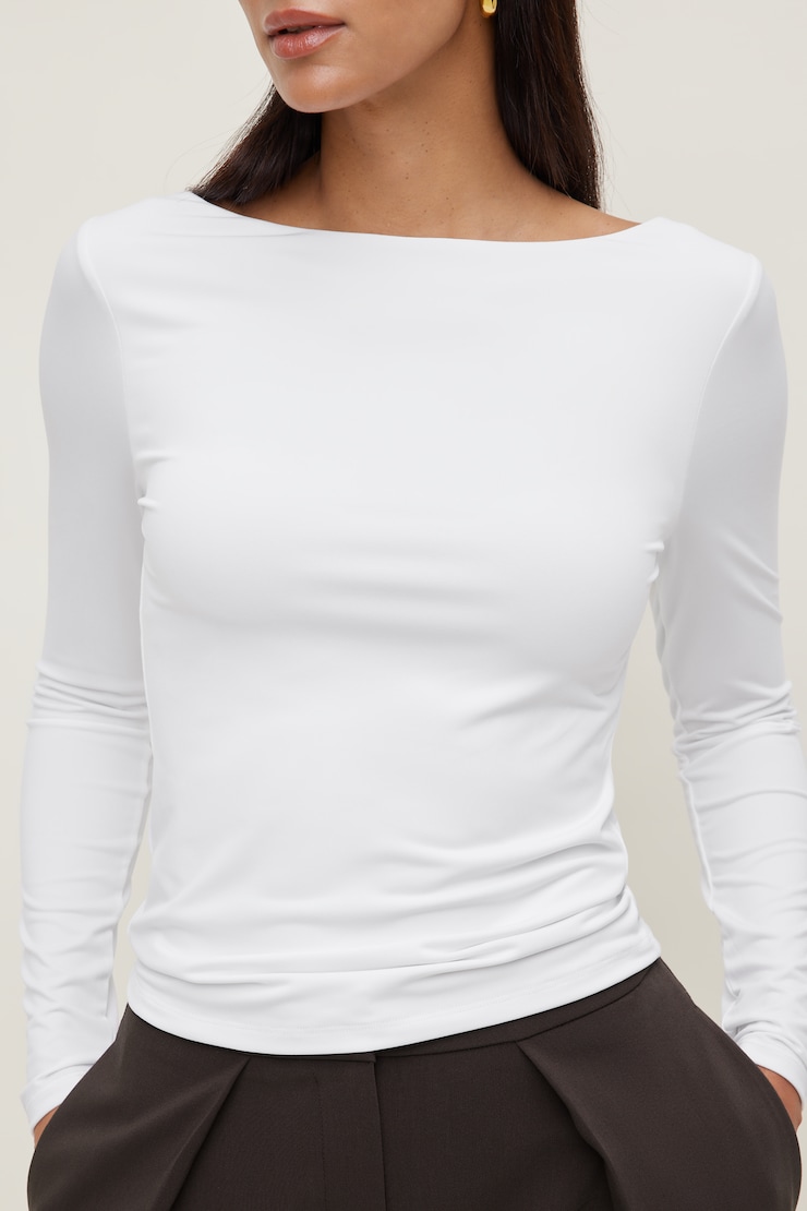 Nola Sculpt Long Sleeve Top