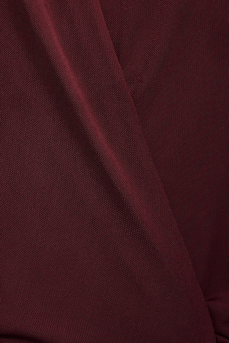 Mini Mesh Halter Dress, Maroon Banner, large