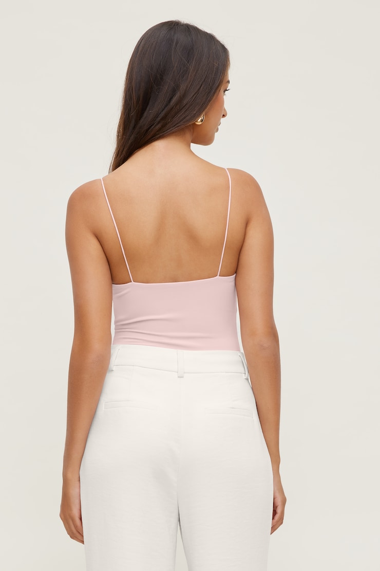 Sculpt Bustier Bodysuit Pale Lilac Pink large