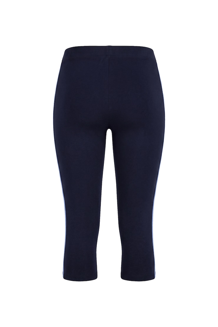 StretchTerry™ Capri Pants, Naughty Navy Blue/Blue Blush, large