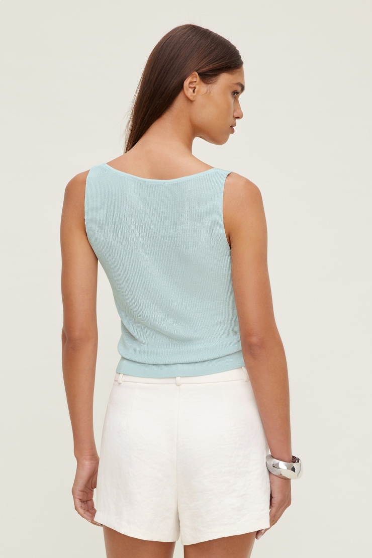 Camisole en tricot lustrée