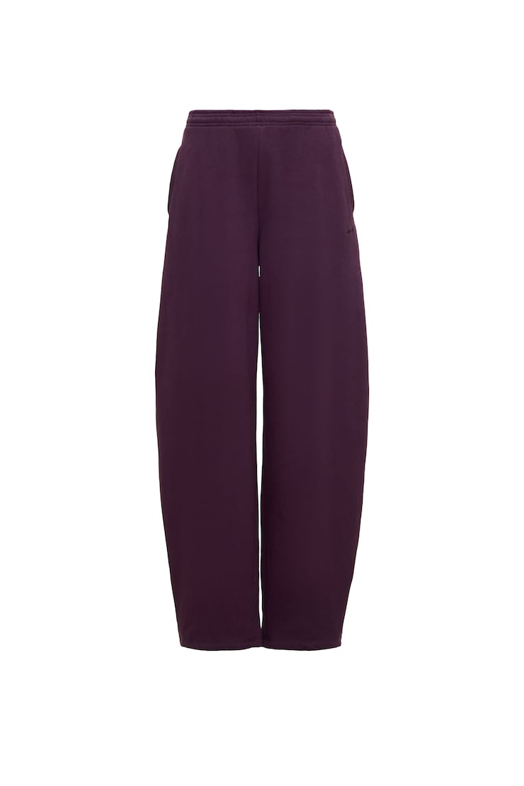 UltraFleece Barrel Leg Sweatpants, Wild Berry Maroon, large
