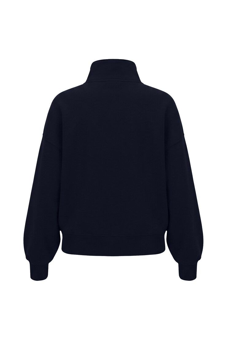 UltraFleece Half Zip Sweatshirt, Naughty Navy Blue, large