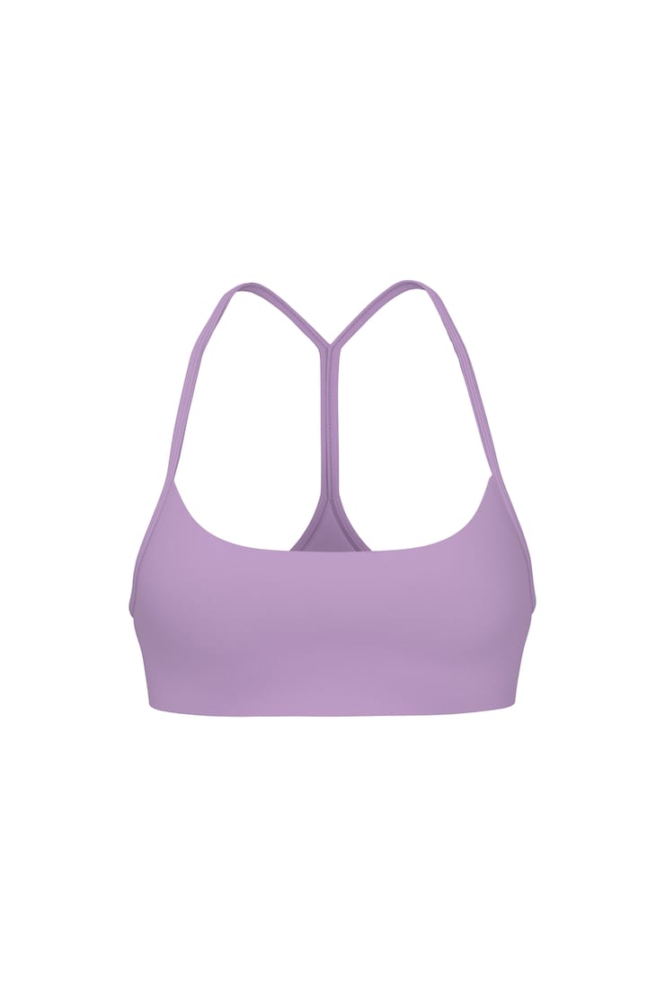 Active Y-Back Bra, Charged Lilac Purple, large