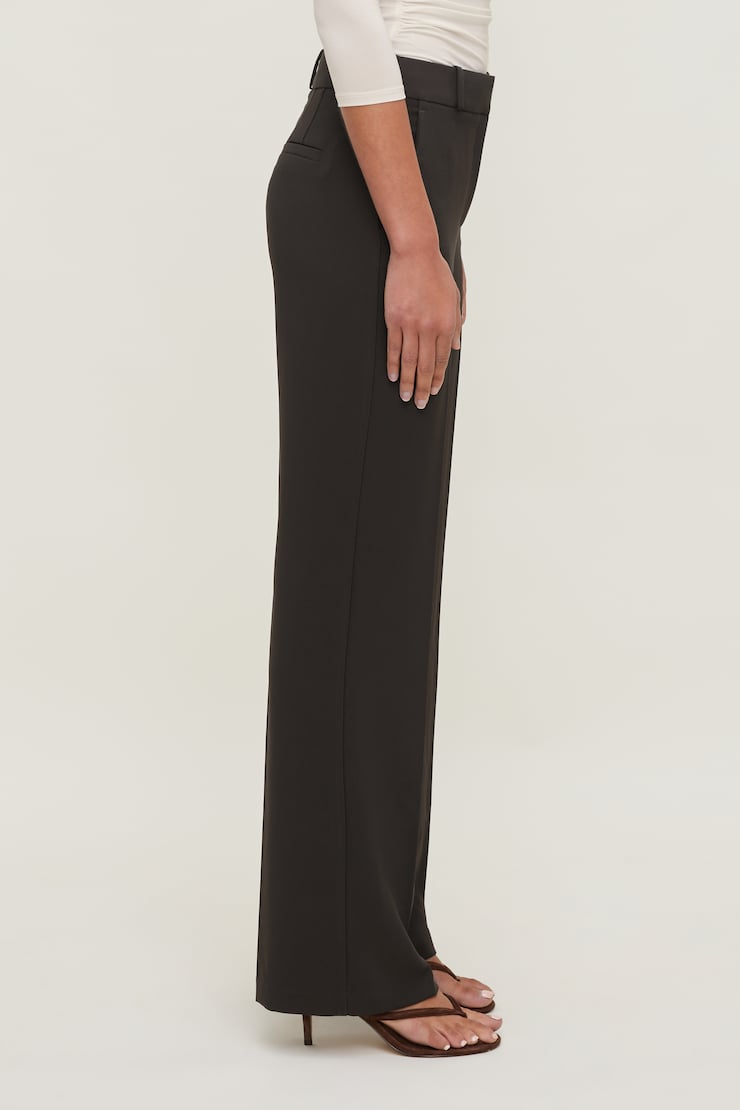 Camelia Crepe Straight Leg Pants