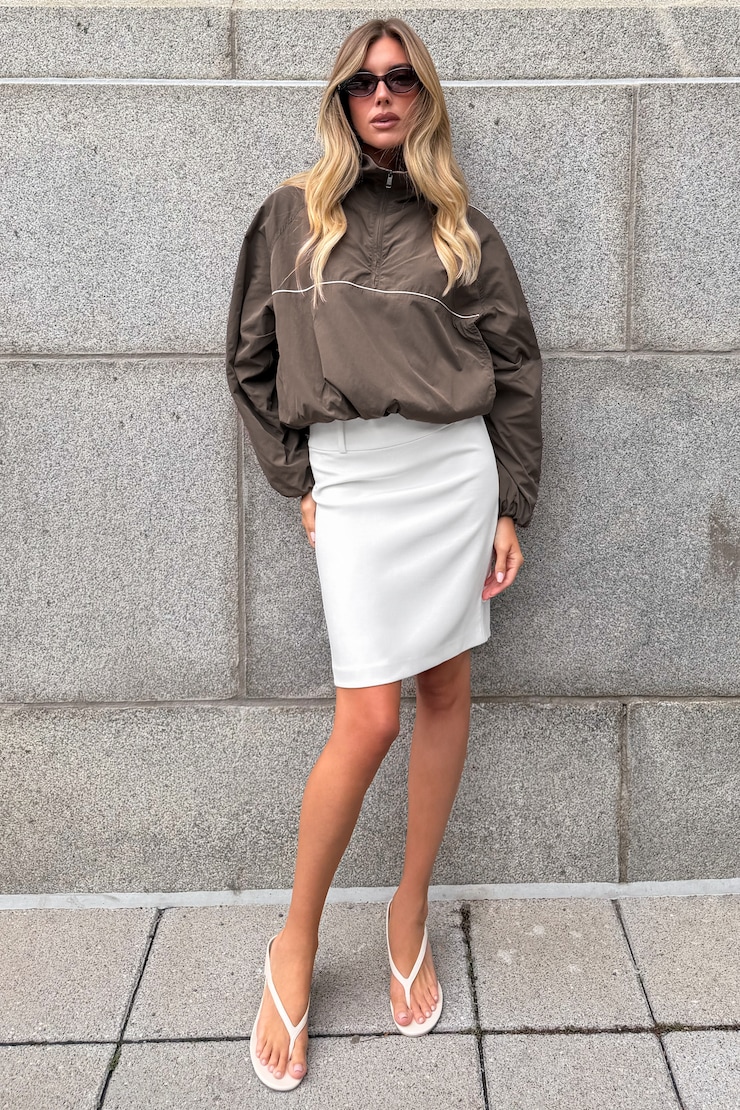 Pencil Midi Skirt