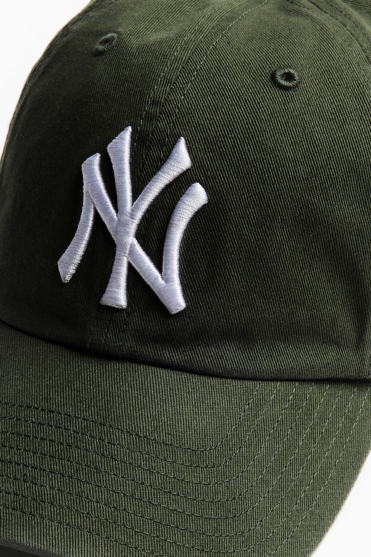 47 BRAND Clean Up Cap  - NY, Olive Obsession/White, large