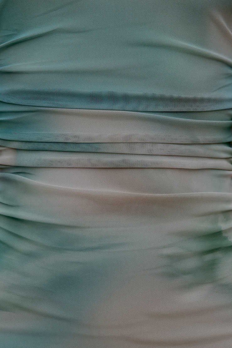 Reia Halter Mesh Maxi Dress Blue Clouds large