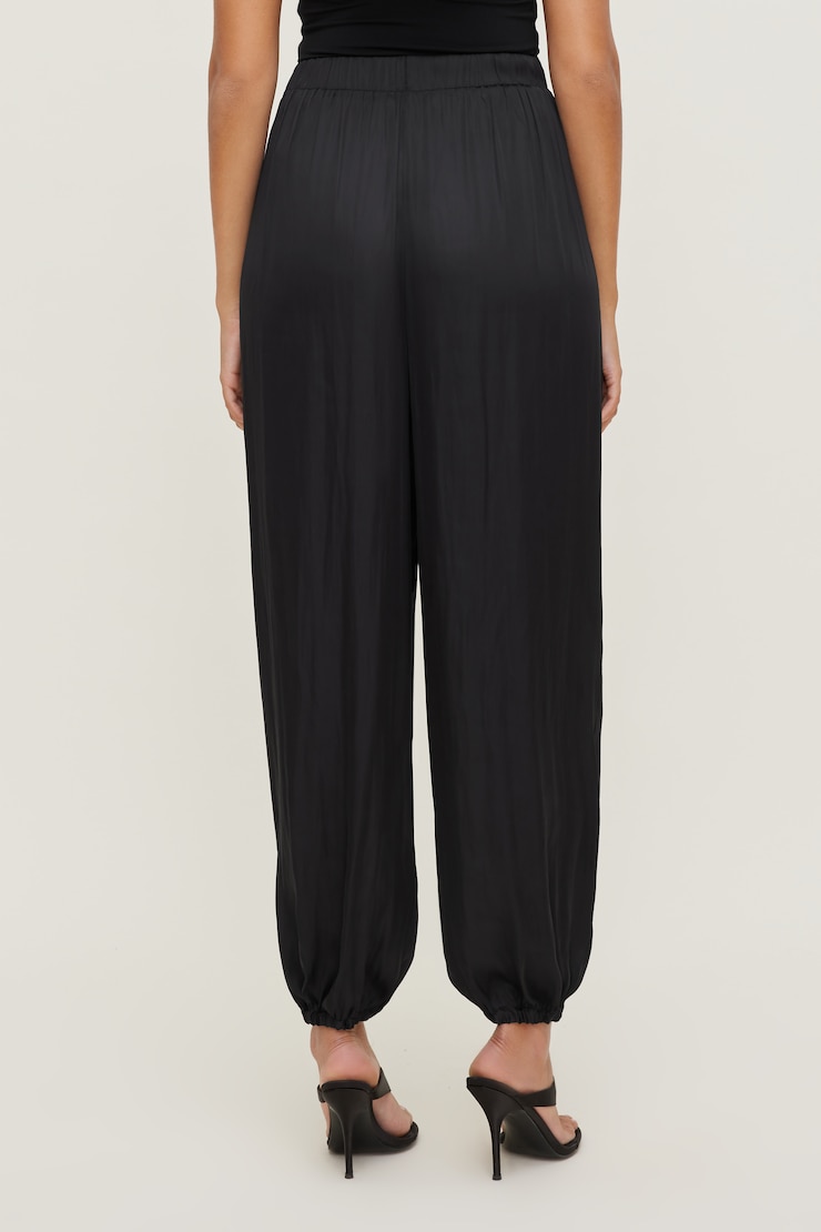Pantalon bouffant en satin