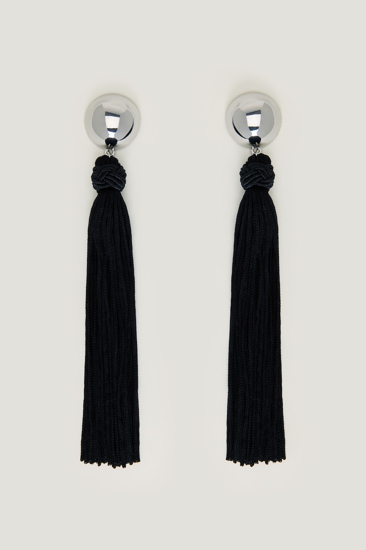 Boucles d’oreilles surdimensionnées à franges