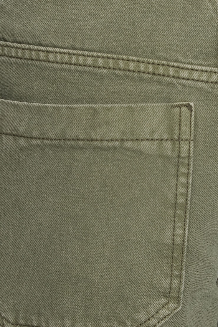Low Rise Baggy Cargo Pants, Forest Pine Green, large