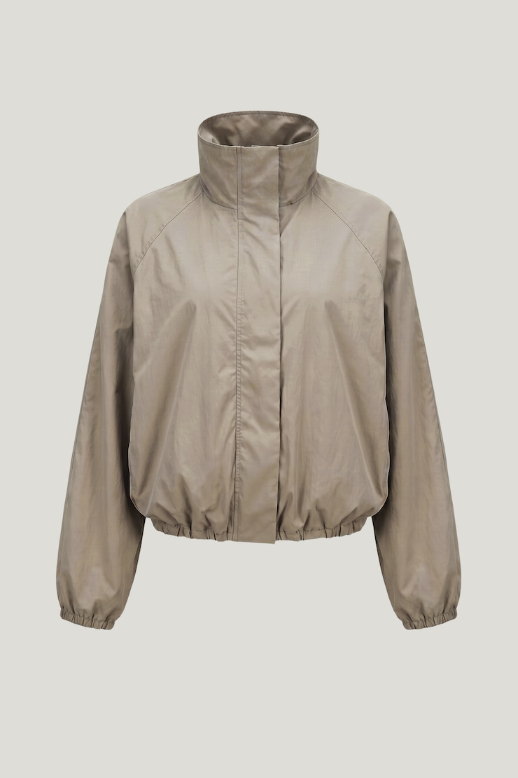 High Neck Wind Anorak Atmosphere Beige large