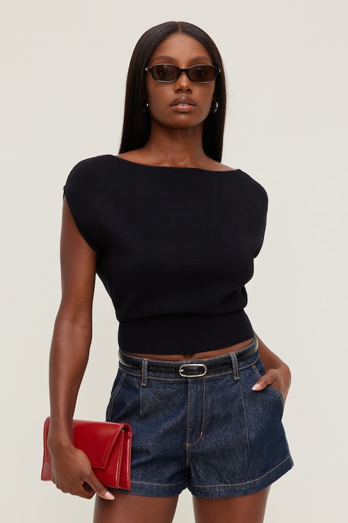 Aria Boat Neck Sweater – Dynamite