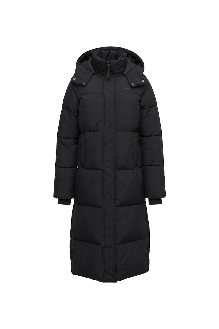 Maxi Puff Coat, Jet Black, large