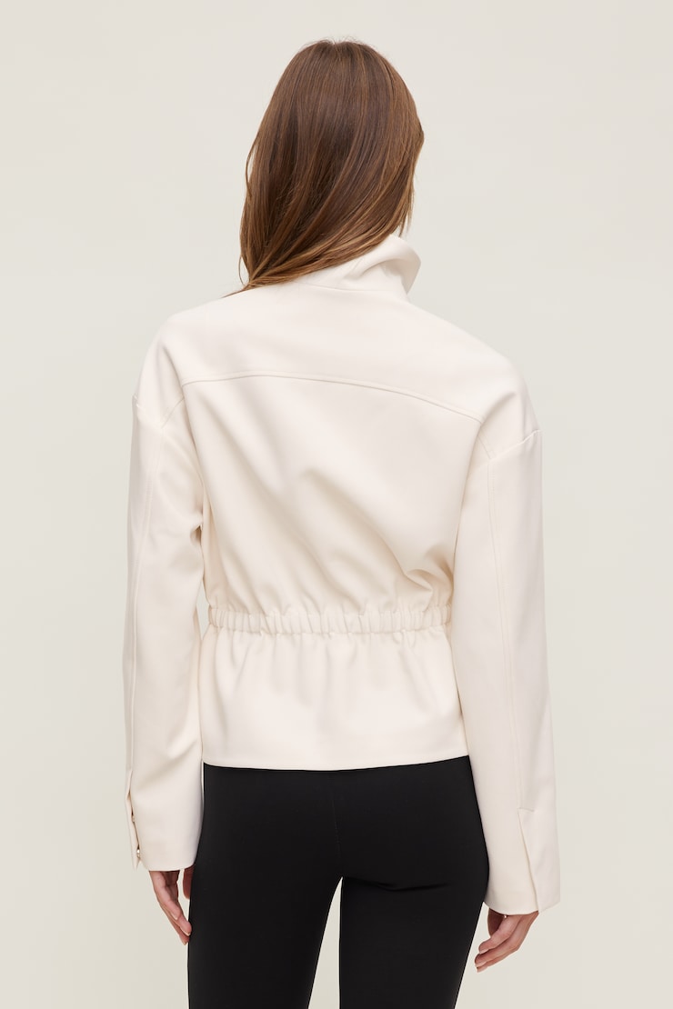 Maeve Cinched Jacket Sea Salt Cream large