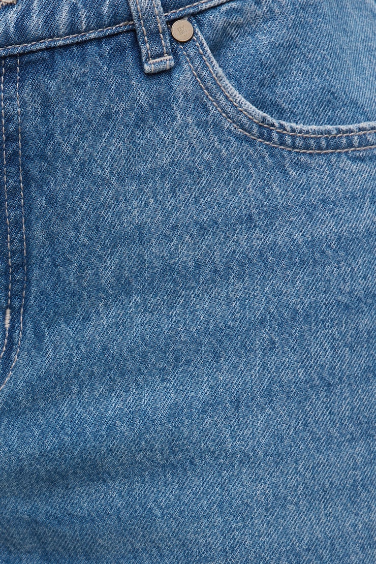 Mika Mid Rise Relaxed Straight Leg Jeans