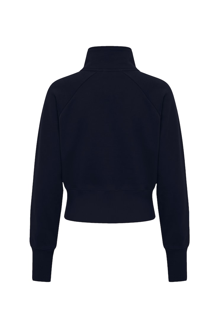 UltraFleece Funnel Half Zip Sweatshirt, Naughty Navy Blue, large