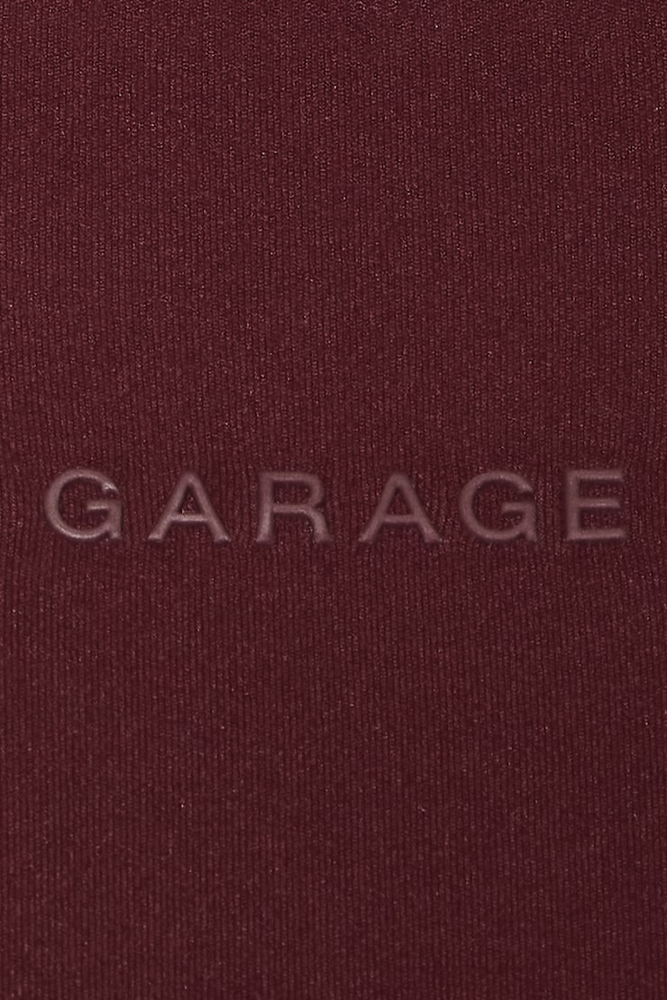 Active 3" Booty Shorts, Burgundy Bite, large