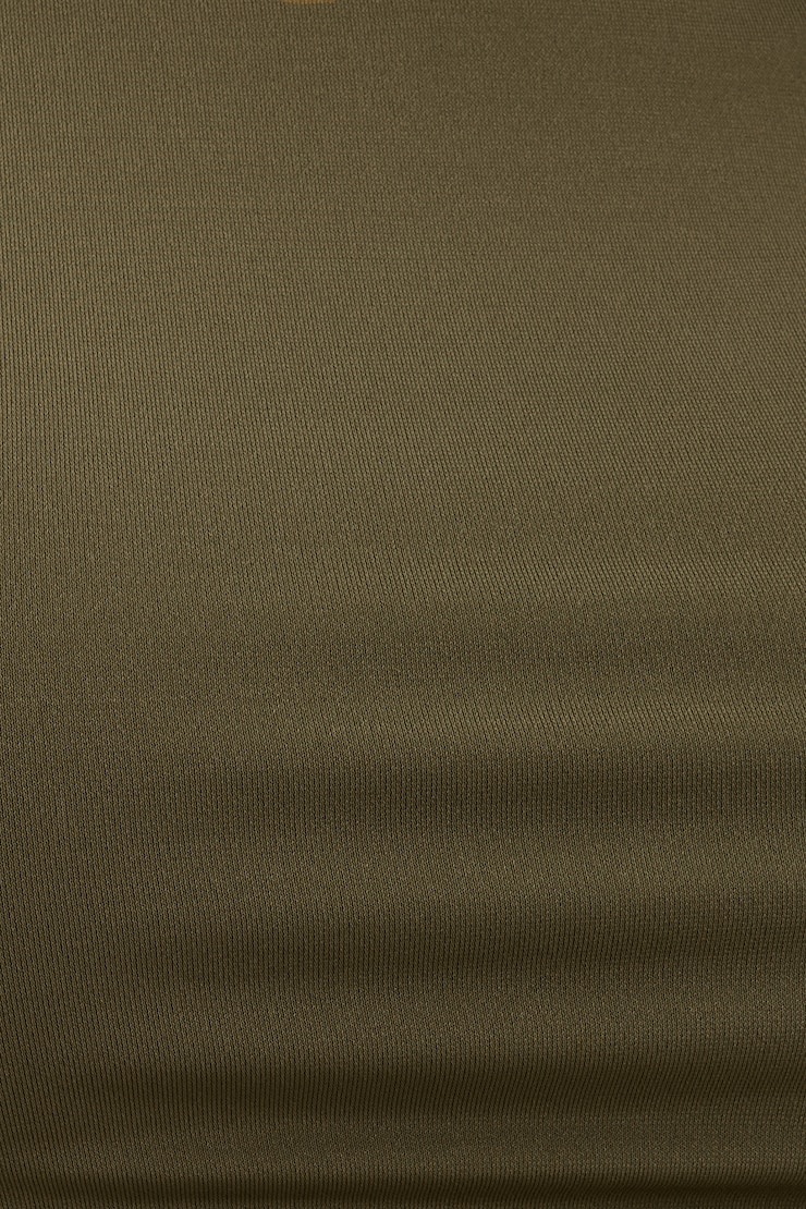 Bria Sculpt Top Dark Olive Khaki large