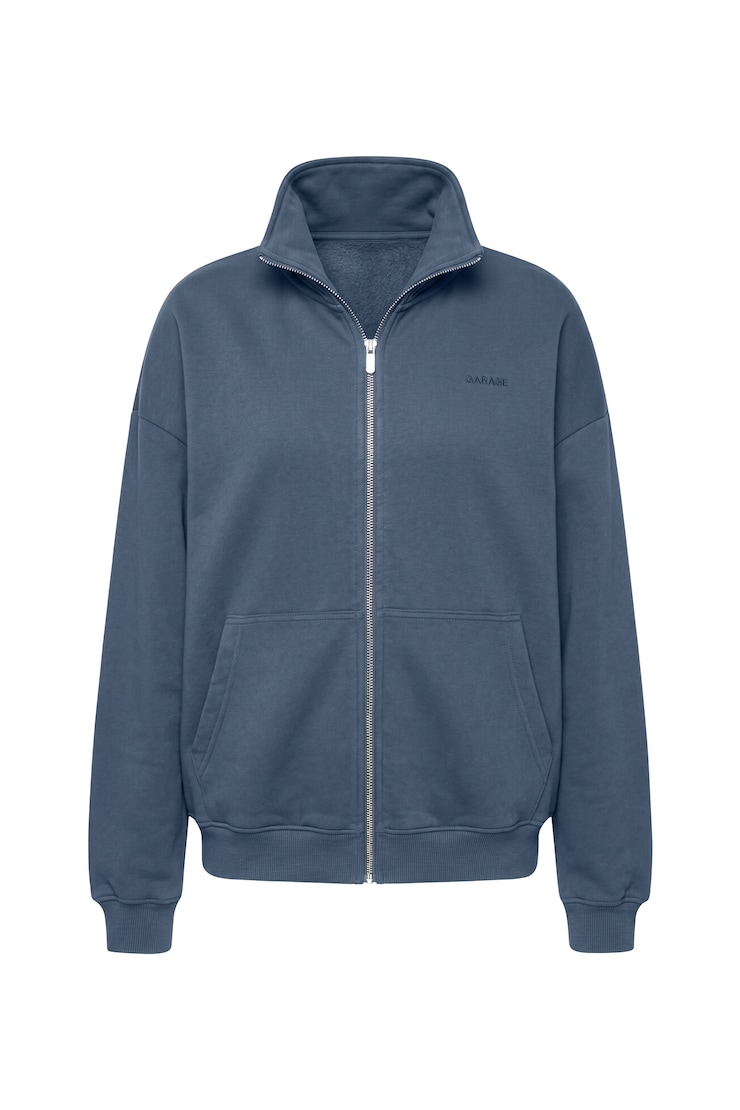 UltraFleece Mockneck Full Zip Sweatshirt, Heated Indigo, large