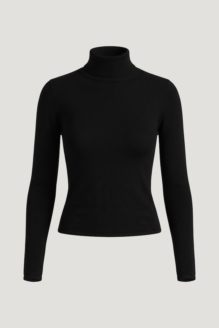 Turtleneck Sweater Jet Black large
