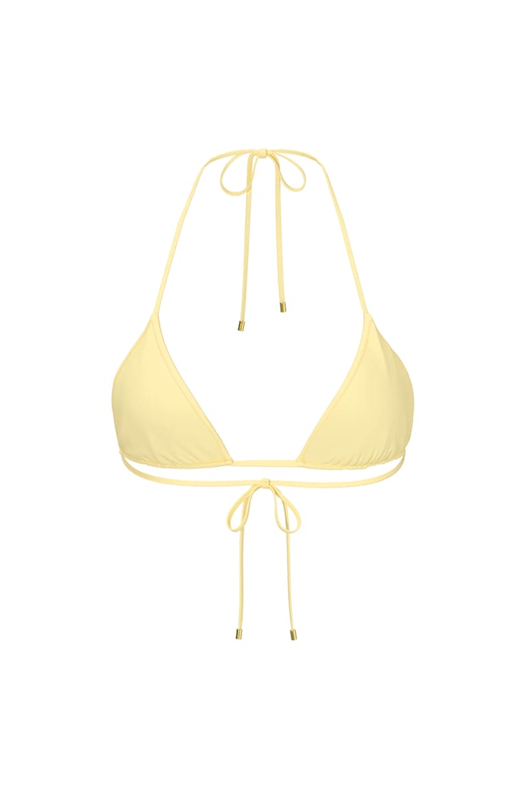 High Triangle Bikini Top