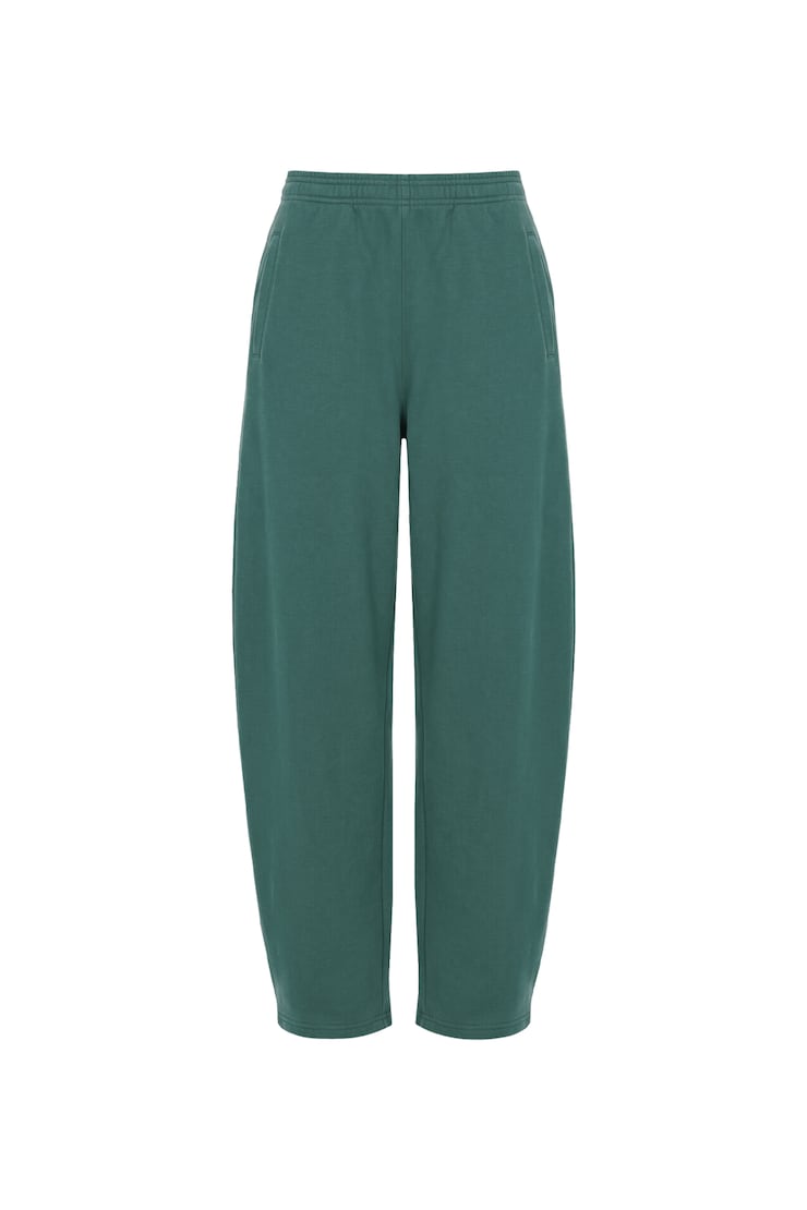 UltraFleece Barrel Leg Sweatpants, Teal Temptation with Garage Logo Art, large