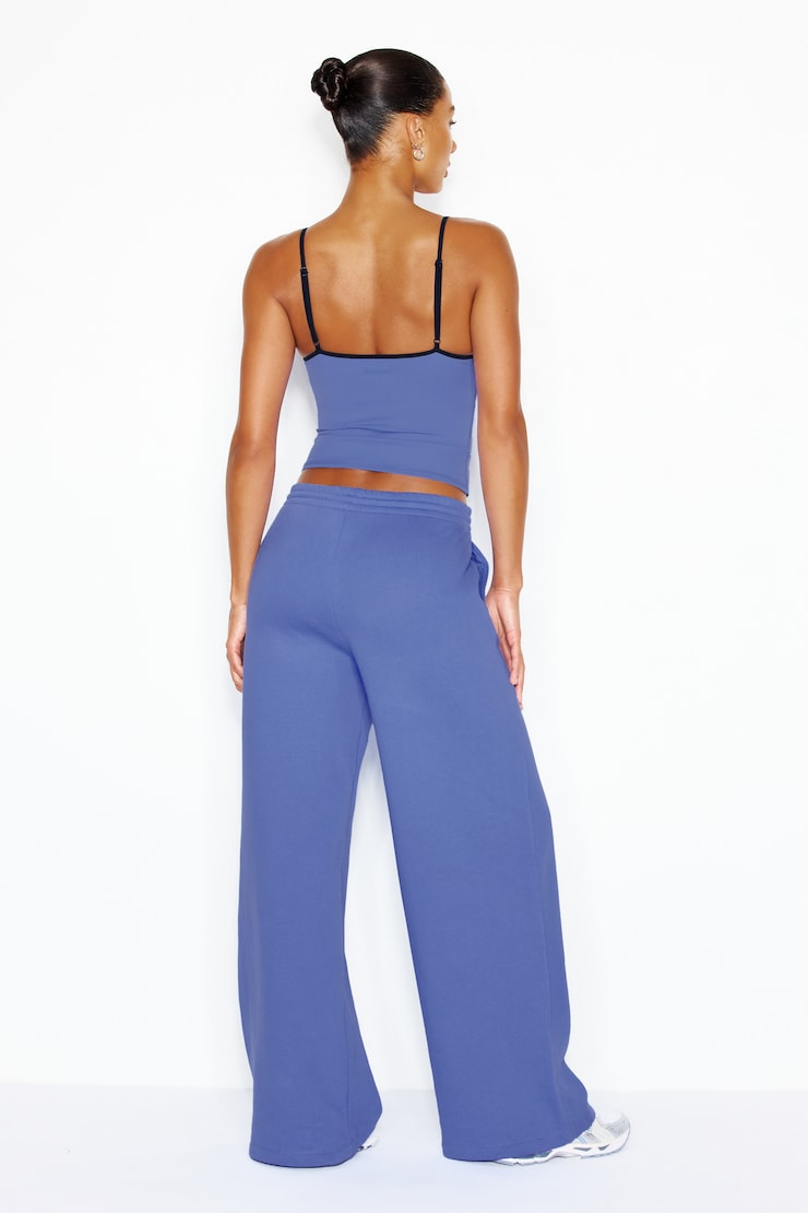 UltraFleece Wide Leg Sweatpants, Blue Blush, large